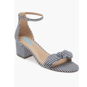 Draper James Preston Ankle Strap Sandals Nassau Navy Multi Knot Women’s Size 8