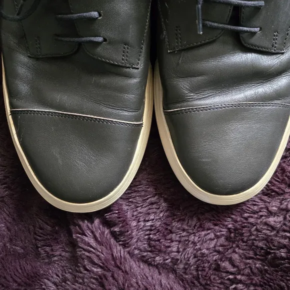 Dries Van Noten | Block Leather Lace Up Sneakers Sz 45
