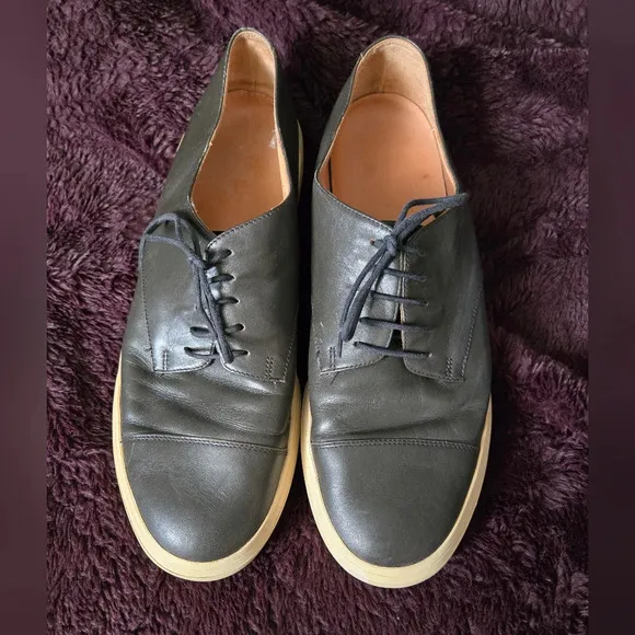 Dries Van Noten | Block Leather Lace Up Sneakers Sz 45
