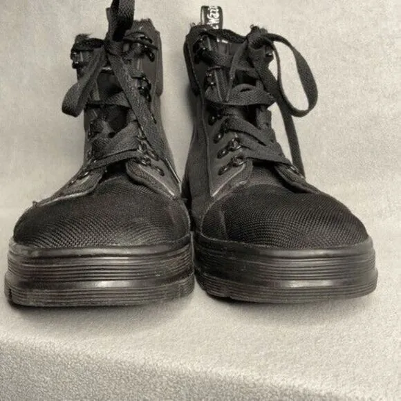 Dr. Martens Combs W Women’s Black Tech Lace Up Combat Boots Size 10L