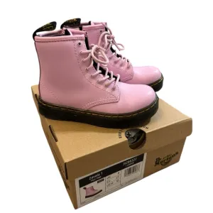 Dr.Martens Zavala combat boots size 10 toddler color pale pink