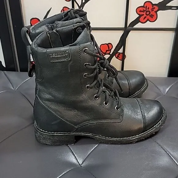 Durango Women's 7' Westn Black Combat Boots