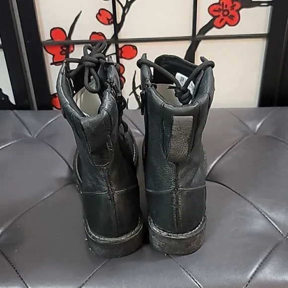 Durango Women's 7' Westn Black Combat Boots