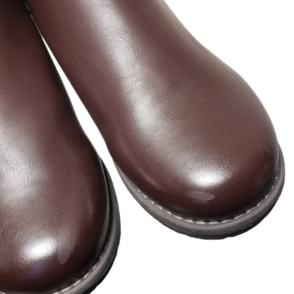 Eastland Jasmine Chelsea Brown Closed Toe Ankle Boots Sz 8W