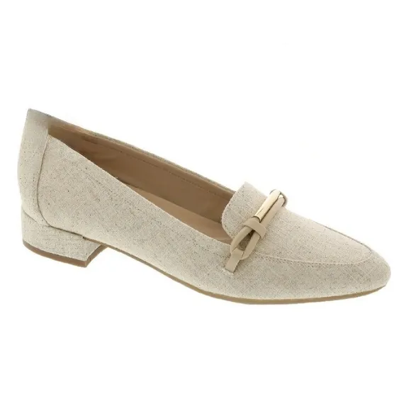 Easy Spirit Eflex Carlina Slip-On Pointy Toe Dress Flats Linen SIZE 10 NIB NWT