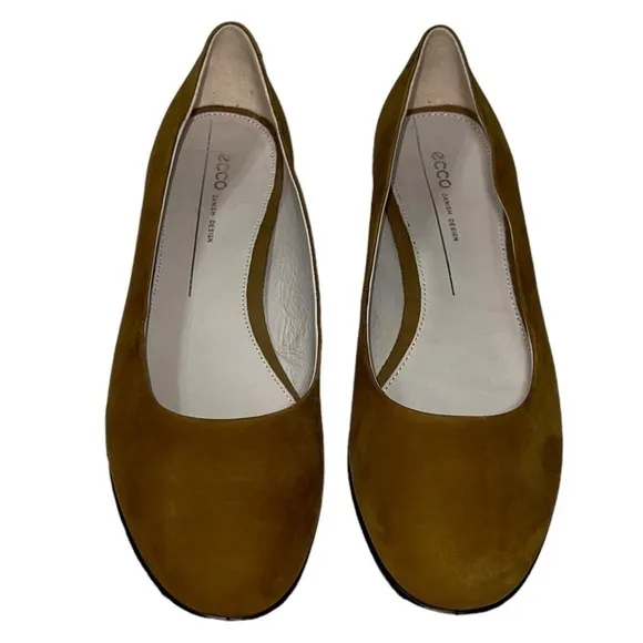 ecco Anine (NWT) Suede Leather Ballet Flats, Size 10