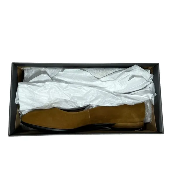 ecco Anine (NWT) Suede Leather Ballet Flats, Size 10