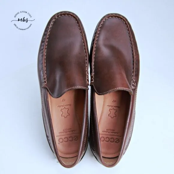 ECCO Classic Moc 2.0 Driving Style Loafers Brown Men 8 - 8.5
