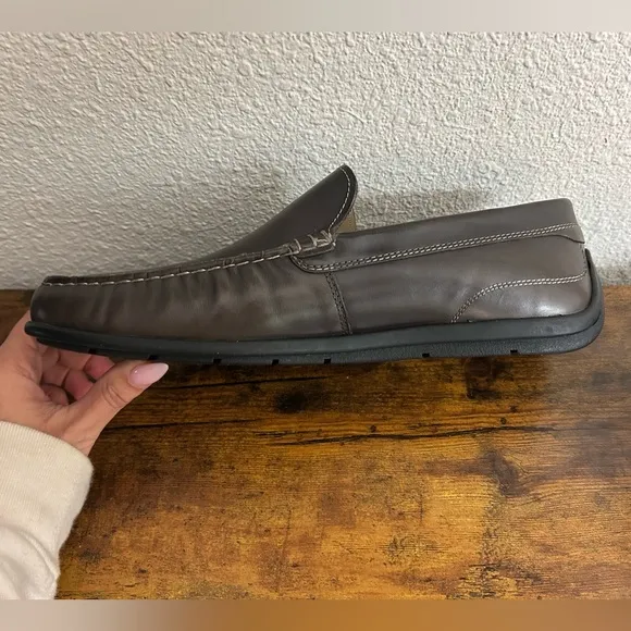 ECCO Men’s Classic Moc 2.0 Loafers Size 44 / 10 Dark Brown Coffee Shoes New