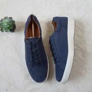 ECCO Soft 7 Men's Suede Low-Top Sneakers