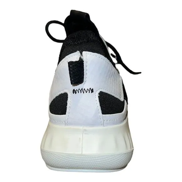 Ecco Womens ATH-1FW Sneakers Low Top Leather Black White