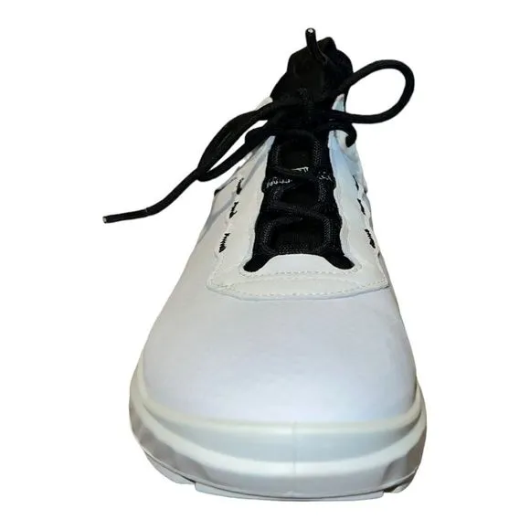 Ecco Womens ATH-1FW Sneakers Low Top Leather Black White