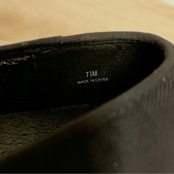 Eileen Fisher Hug Slip On Wedge Platform Sneakers 7.5‎ Stretch Mesh Black White