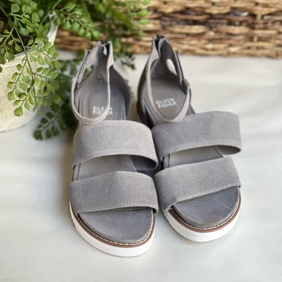 EILEEN FISHER keno platform sandals size 7.5 New