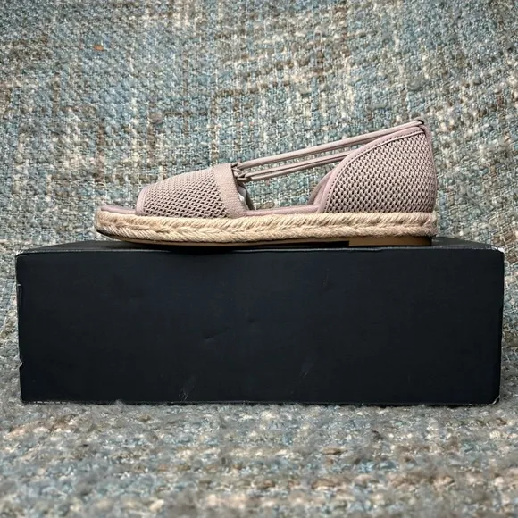 Eileen Fisher Mews Slip On Padded Espadrille Sandals in Stretch Blush