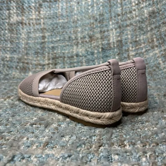 Eileen Fisher Mews Slip On Padded Espadrille Sandals in Stretch Blush