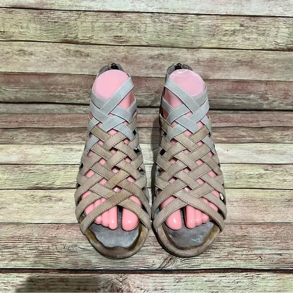 Eileen Fisher Oolde Caged Strap Sandals