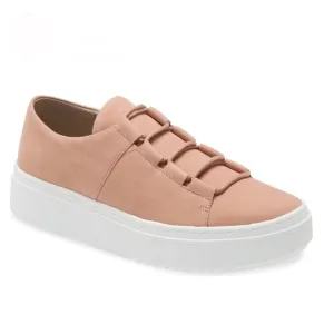 Eileen Fisher Prescot Platform Sneakers Tan Leather Lace Up Size 6