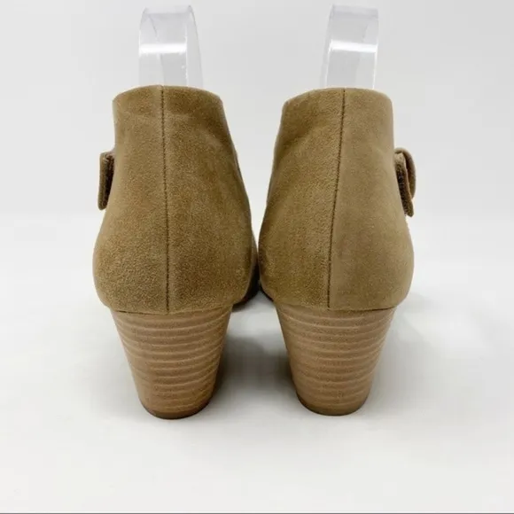 Eileen Fisher Suede Peep Toe Wedge Sandals