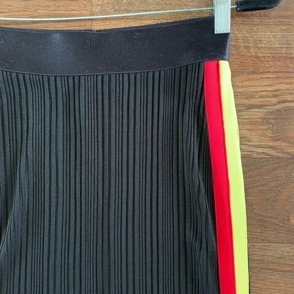ELLERY | RIBBED HIGH WAISTED MIDI SKIRT