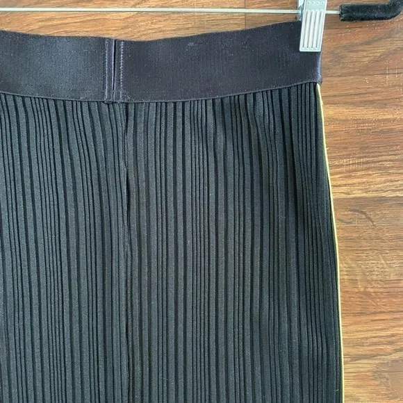 ELLERY | RIBBED HIGH WAISTED MIDI SKIRT