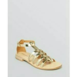 Emozioni Fisherman Leather Buckle Strap Sandals