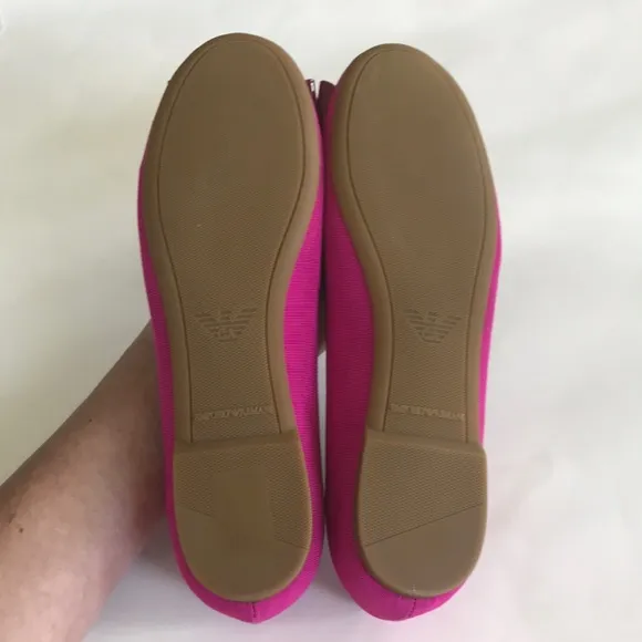 Emporio Armani Bow Flats
