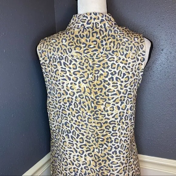 Equipment Lucida Leopard Print Shirtdress