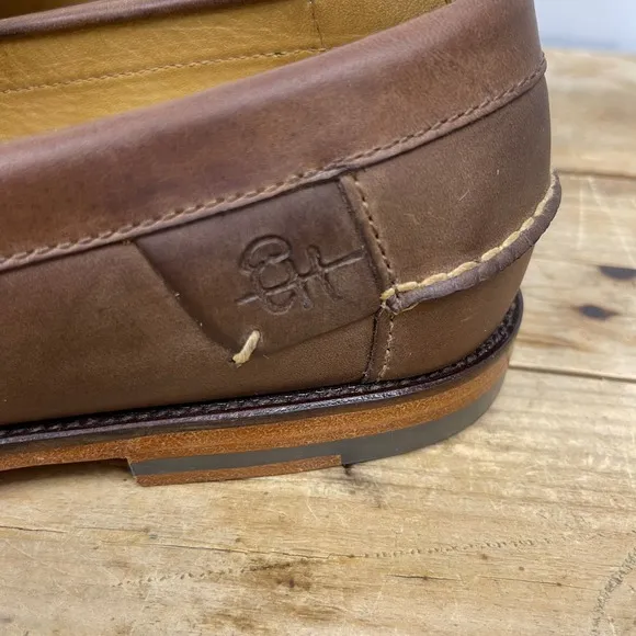Ernest Hemingway - Leather Slip-On Loafers - Brown - Size 11 M