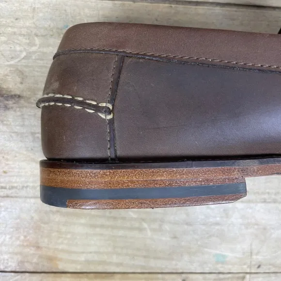 Ernest Hemingway - Leather Slip-On Loafers - Brown - Size 11 M