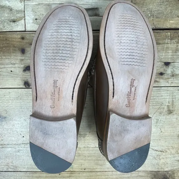 Ernest Hemingway - Leather Slip-On Loafers - Brown - Size 11 M