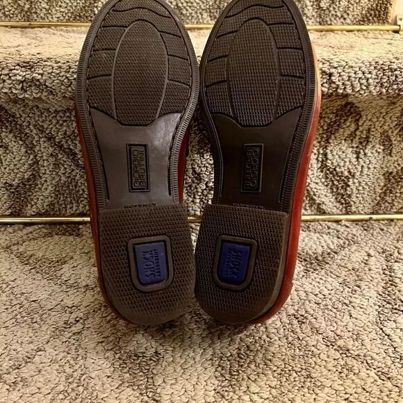 EUC Men's Giorgio Brutini Le Glove Newark Brown Leather Loafers Shoes Size 11 M