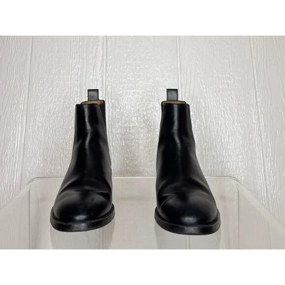 EVERLANE Black Leather Modern Chelsea Boots US 7