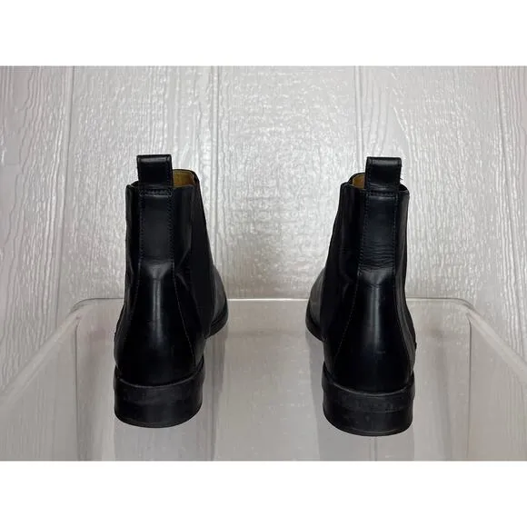 EVERLANE Black Leather Modern Chelsea Boots US 7