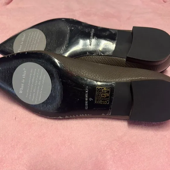 Everlane Brown Textured Leather Flats