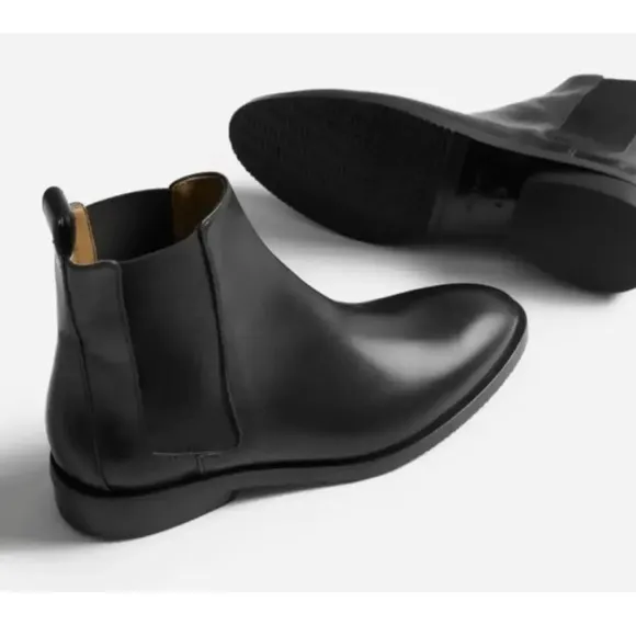Everlane Leather Davos Gomma The Modern Chelsea Ankle Booties Boots