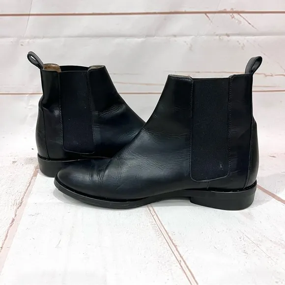 Everlane Leather Davos Gomma The Modern Chelsea Ankle Booties Boots