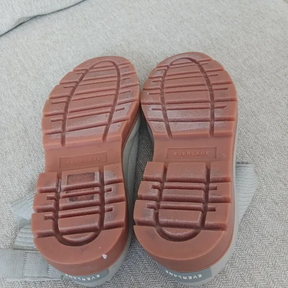 Everlane nude and tan socks combat boots