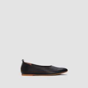 Everlane Shoes The Day Glove Black Ballet Flats Leather Slip On Size 8.5
