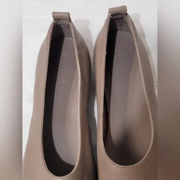 Everlane The Day Glove in Mocha Leather Womens Size 10.5 Slip On Shoes Flats