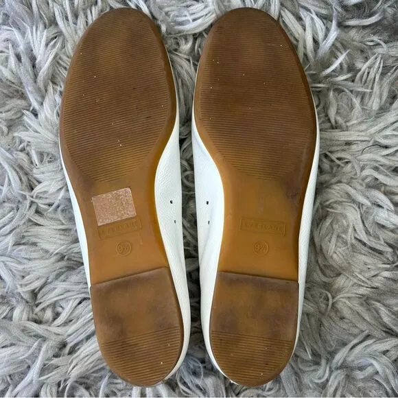 Everlane The Day Glove white leather ballet flats women’s shoe size 9.5