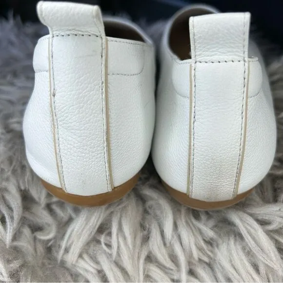 Everlane The Day Glove white leather ballet flats women’s shoe size 9.5