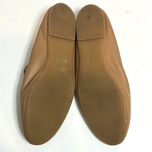 Everlane The Day Loafer Leather Camel Tan Flats 9.5