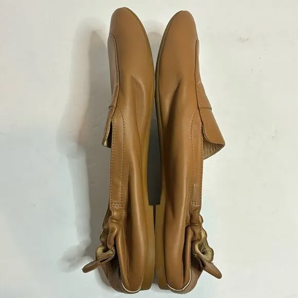 Everlane The Day Loafer Leather Camel Tan Flats 9.5
