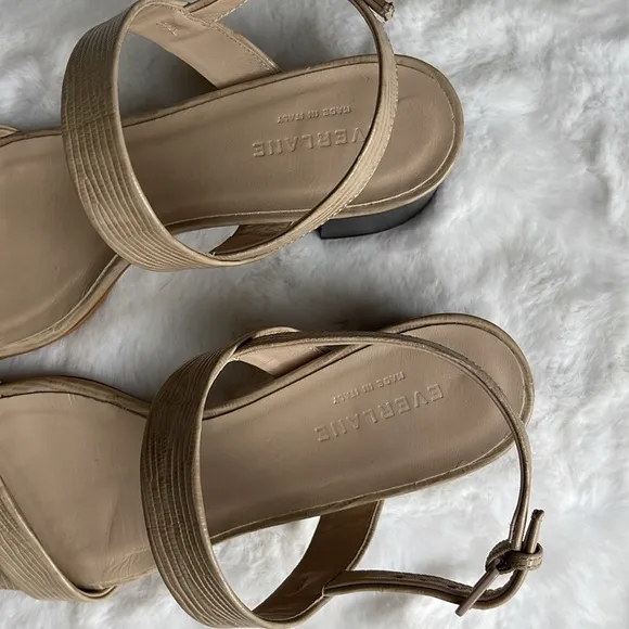 Everlane the double-strap block heel sandals