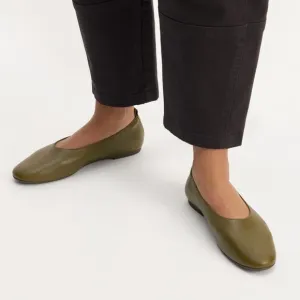 Everlane Women's Birch Green Flats 11 NWOB