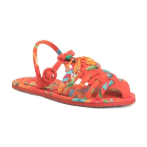 FARM RIO Made In Brazil Tropical Tube Strap Sandals