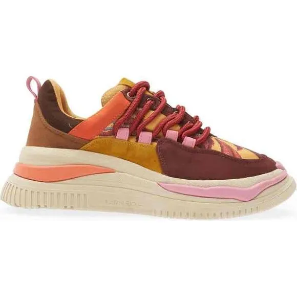 Farm Rio Multicolor Chunky Sole Lace-Up Sneakers Size 6.5