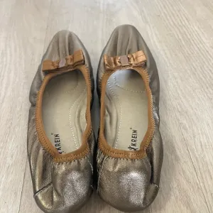 Fellipe Krein Designer Ballet Flats – Metallic Bronze – Size 8