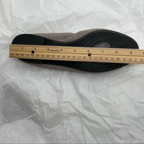Ferca 81 Leather Ballerina Flats Jeweled Toe 38